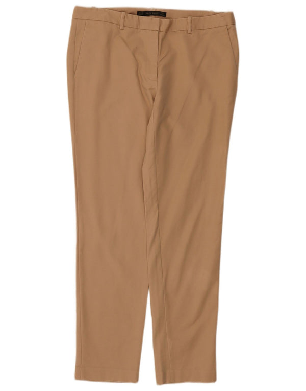 Zara Womens Slim Chino Trousers EU 38 Small W28 L26 Beige Cotton