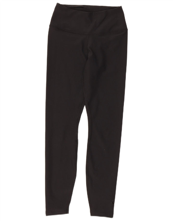 Nike Womens Dri Fit Leggings UK 8 Small  Black Polyester