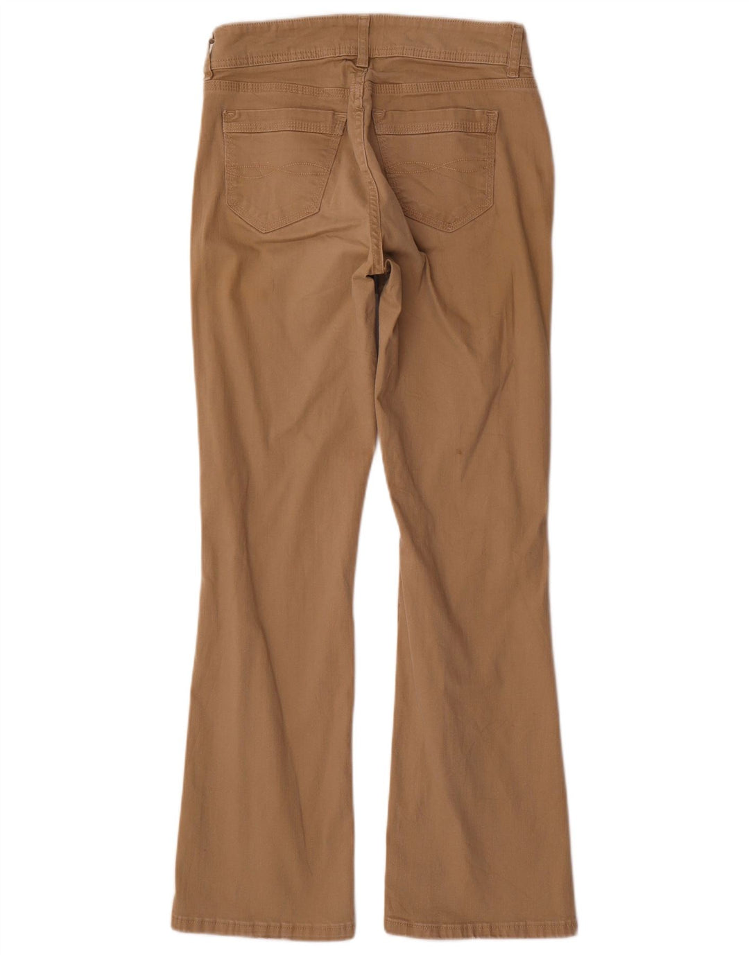 Lee Womens Riders Bootcut Casual Trousers US 6 Medium W30 L31 Beige Cotton