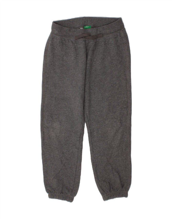 BENETTON Boys Tracksuit Trousers Joggers 7-8 Years  Grey Vintage Benetton and Second-Hand Benetton from Messina Hembry 