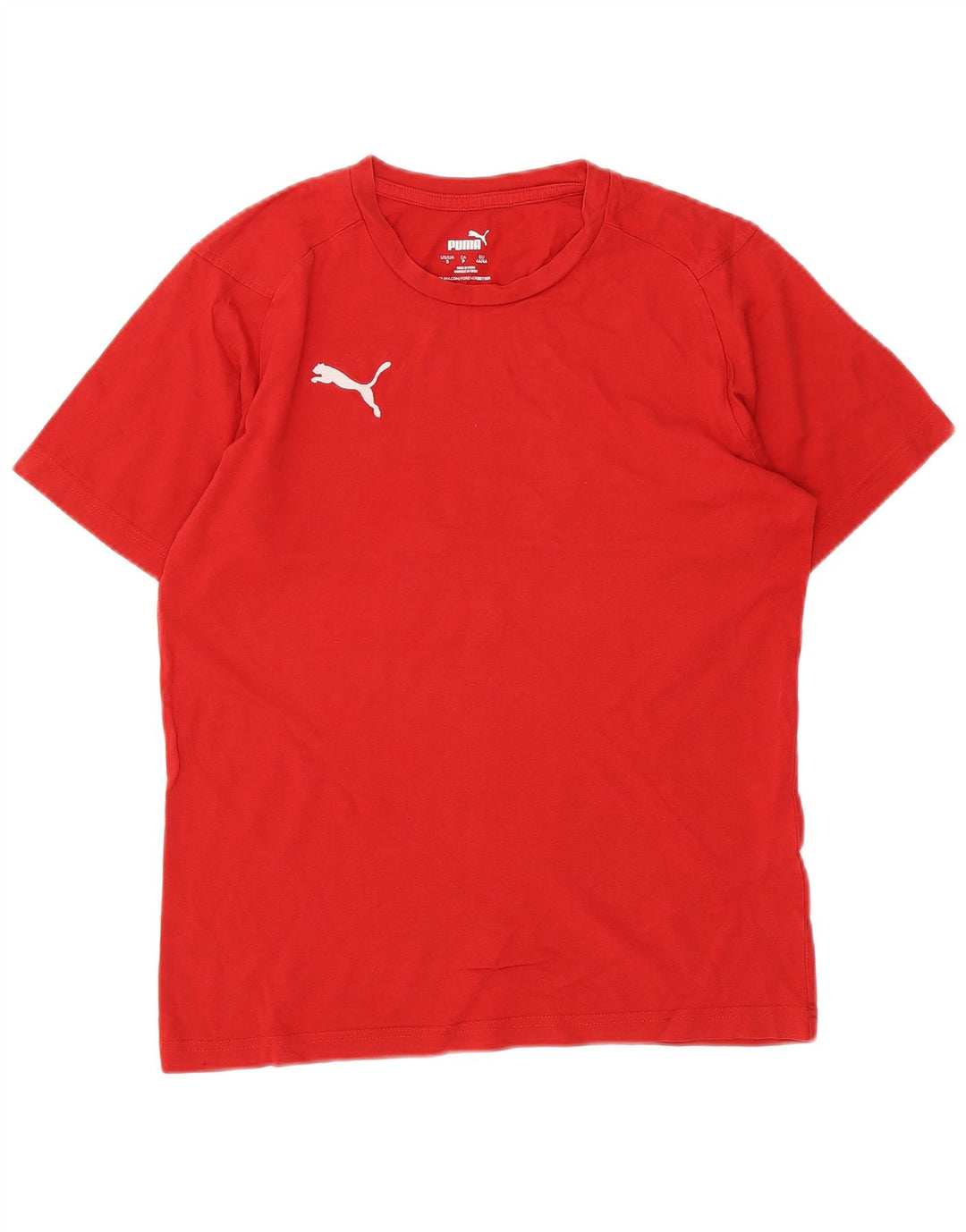 PUMA Mens T-Shirt Top Small Red