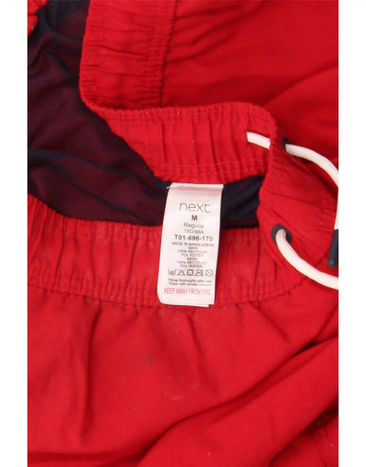 Next Mens Swimming Shorts Medium Red Polyester