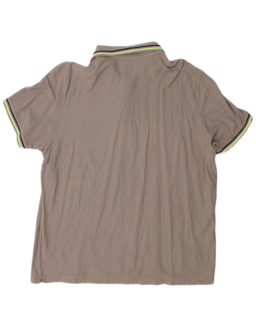 LOTTO Mens Polo Shirt 2XL Grey Cotton