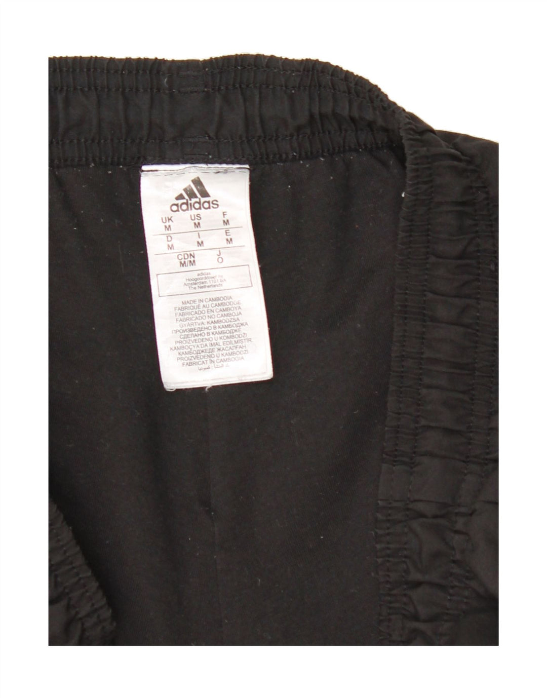 ADIDAS Mens Tracksuit Trousers Joggers Medium  Black Polyester Vintage Adidas and Second-Hand Adidas from Messina Hembry 