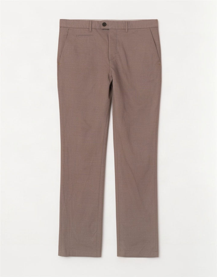 Zara Mens Slim Suit Trousers EU 40 Medium W31 L33 Grey