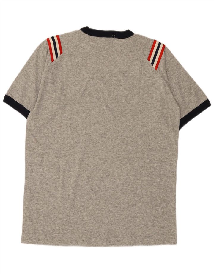 Lee Mens T-Shirt Top Medium Grey Cotton
