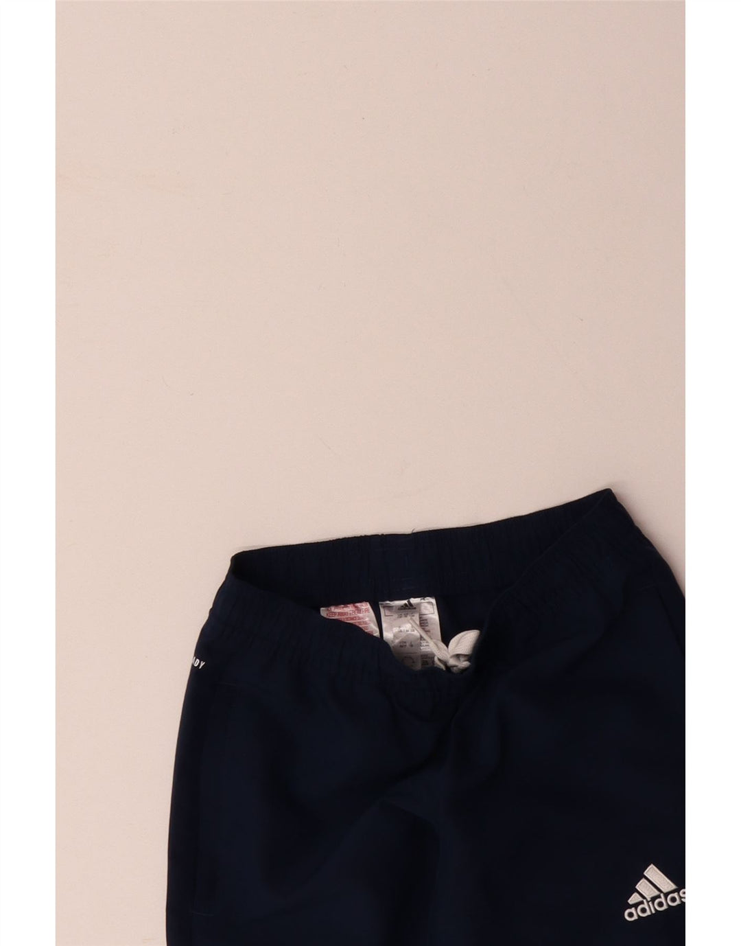 ADIDAS Boys Aeroready Tracksuit Trousers 7-8 Years  Navy Blue Polyester