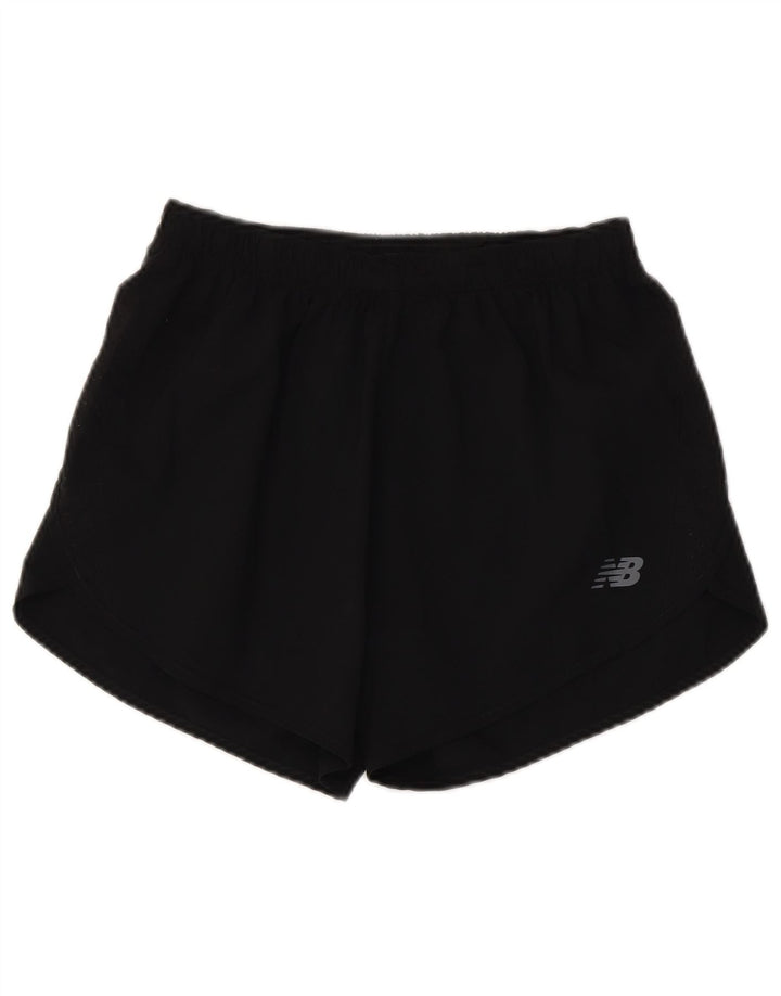 New Balance Womens Sport Shorts Small  Black Polyester