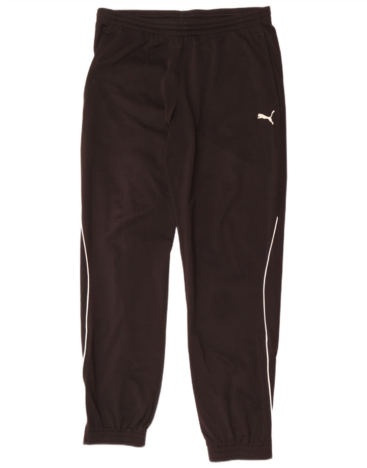Puma Mens Tracksuit Trousers Joggers Large Black Polyester