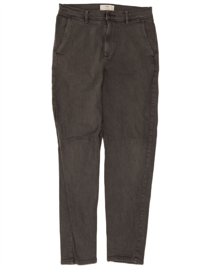 Marks & Spencer Mens Tapered Jeans W30 L33 Grey Cotton
