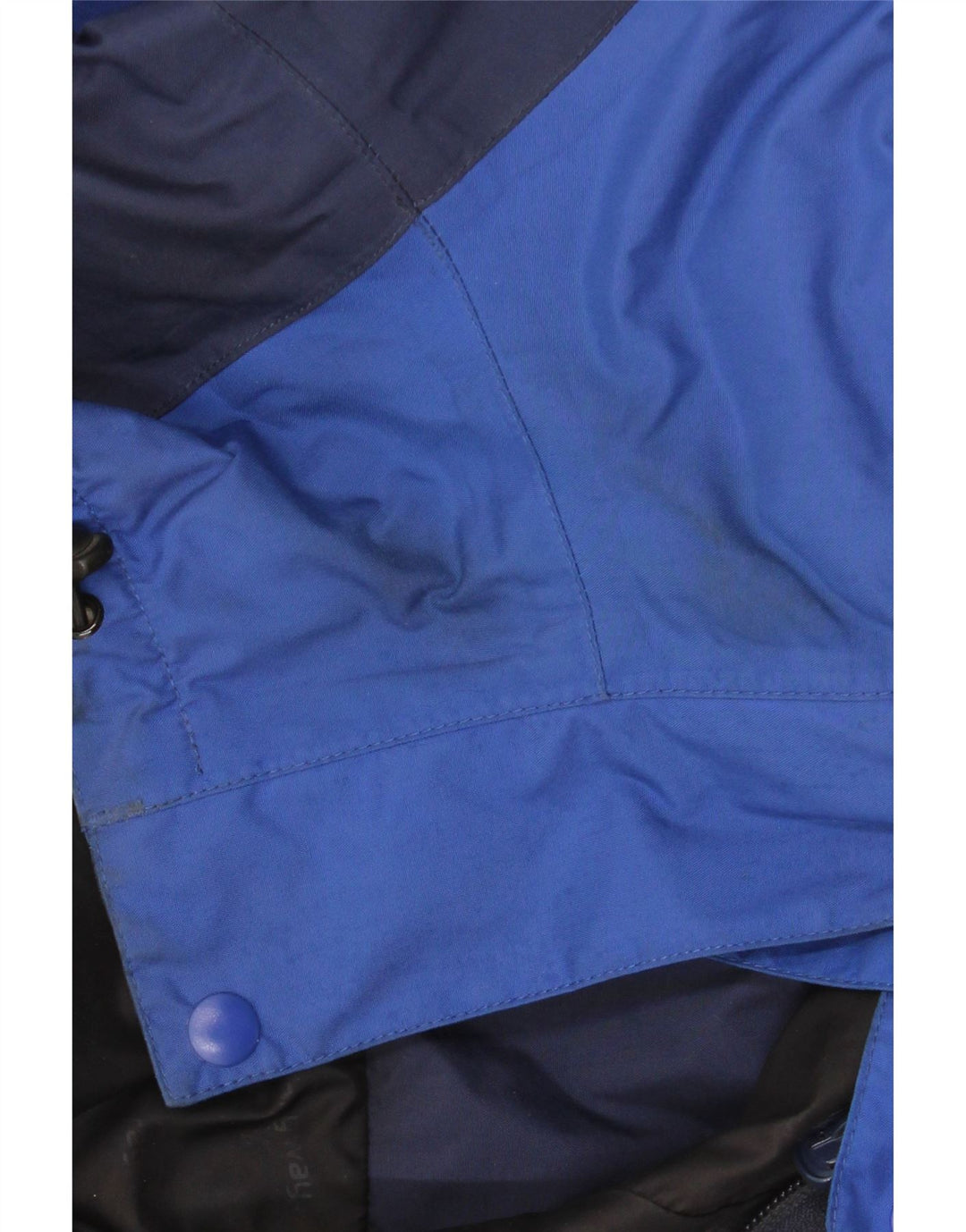 SPRAYWAY Mens Hooded Rain Jacket UK 42 XL Blue Colourblock Nylon