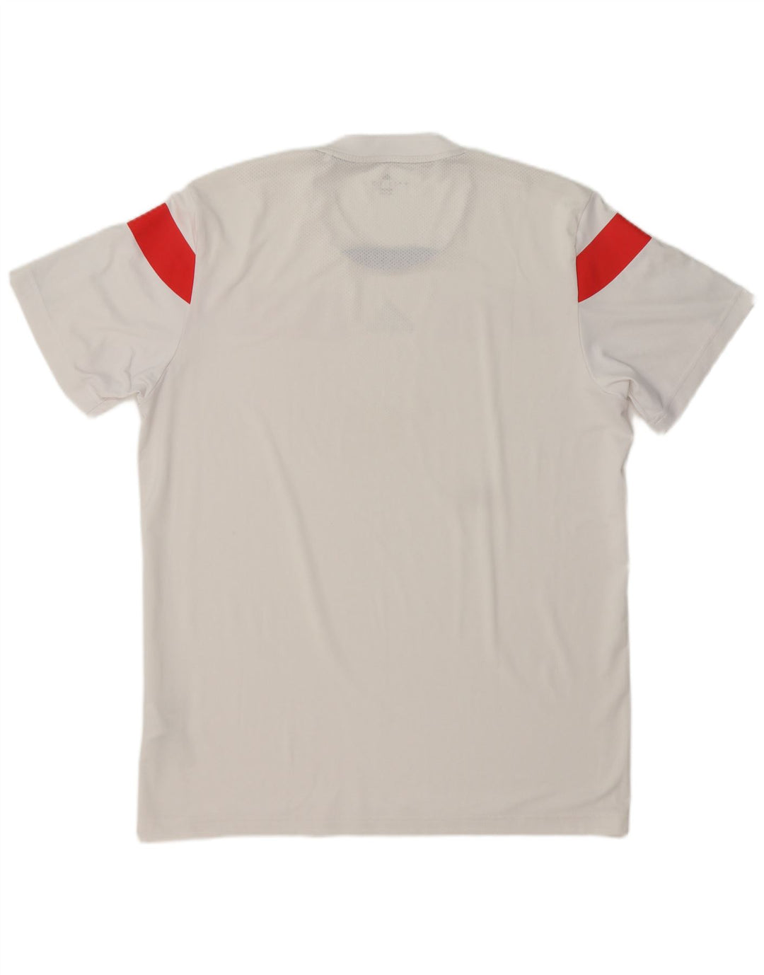 Adidas Mens Climacool Graphic T-Shirt Top Large White Colourblock Polyester