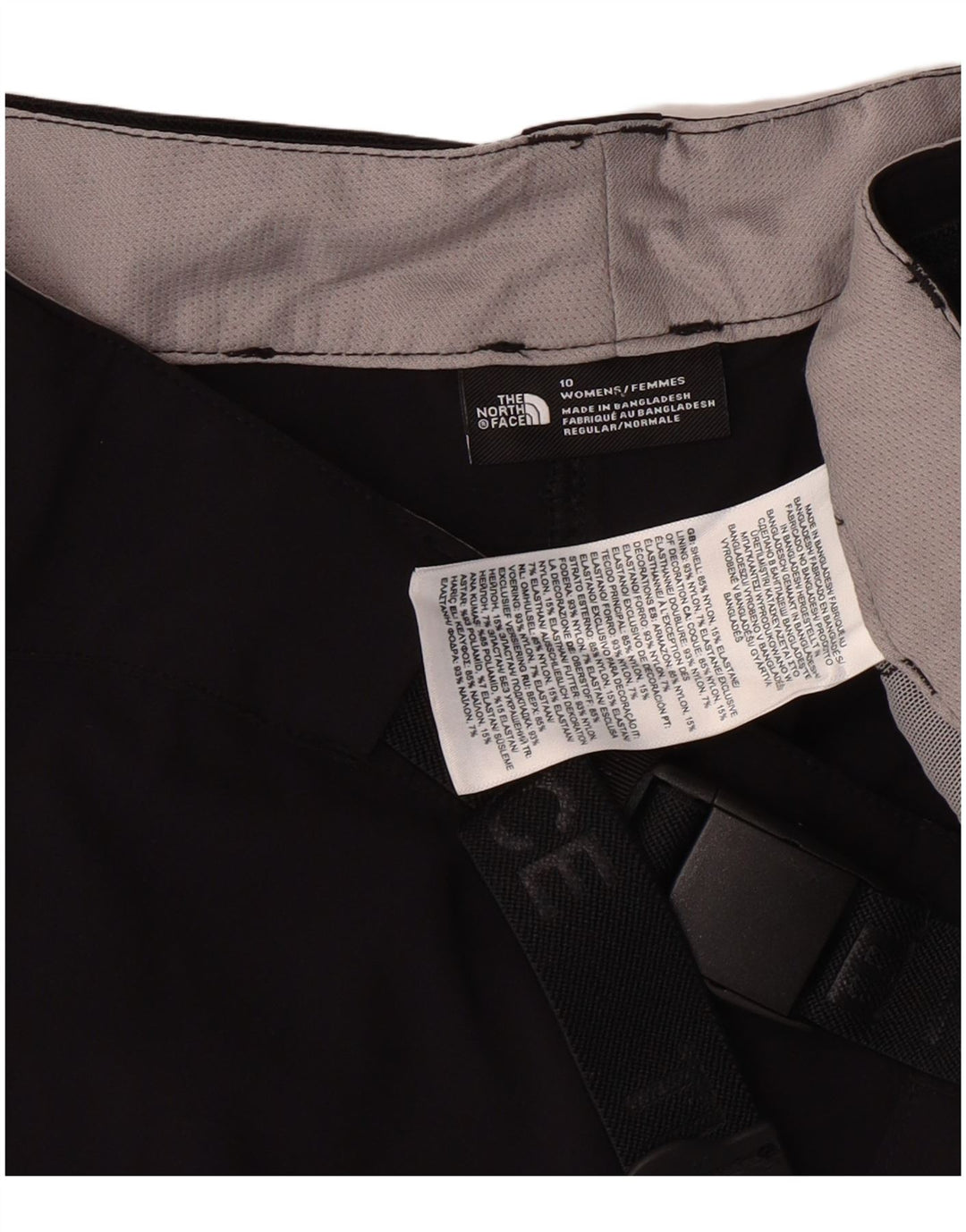 THE NORTH FACE Womens Waterproof Trousers UK 10 Small W32 L32 Black