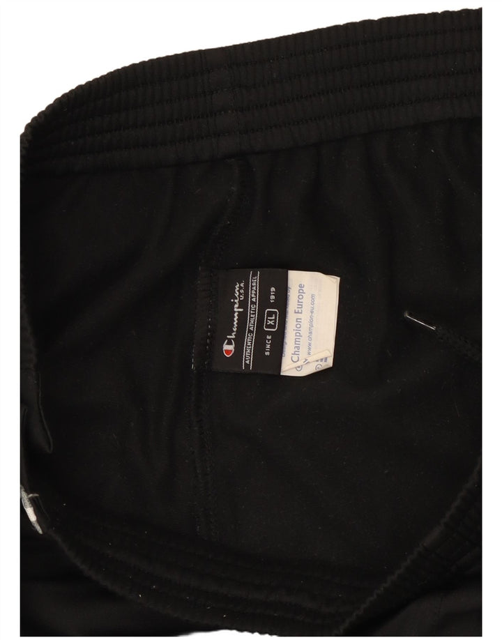 Champion Mens Tracksuit Trousers XL  Black Polyester