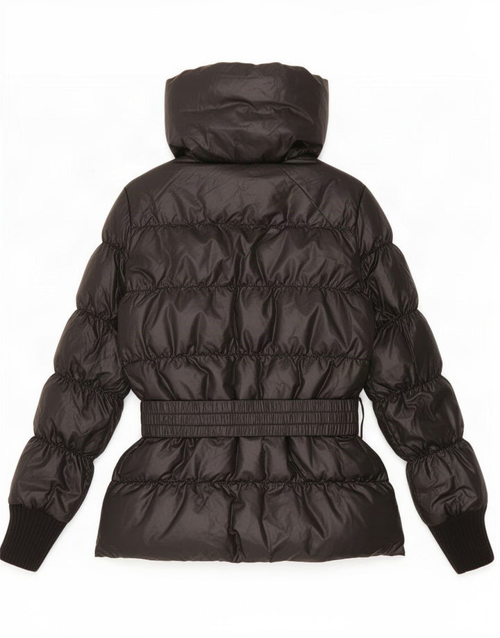 Sisley Womens Padded Jacket IT 40 Small Black Polyester
