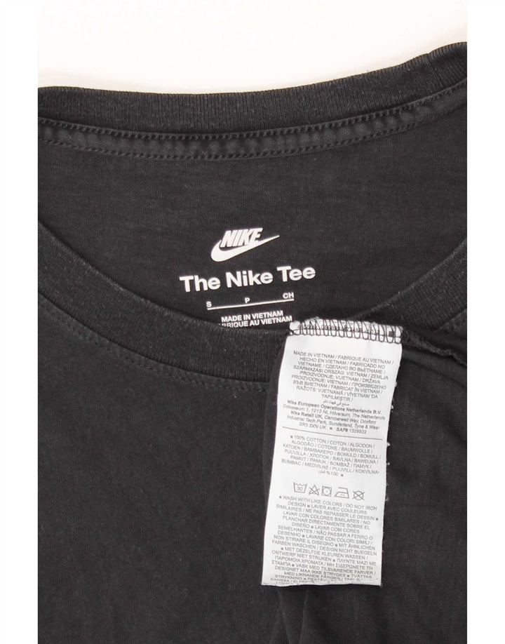 Nike Mens T-Shirt Top Small Black Cotton