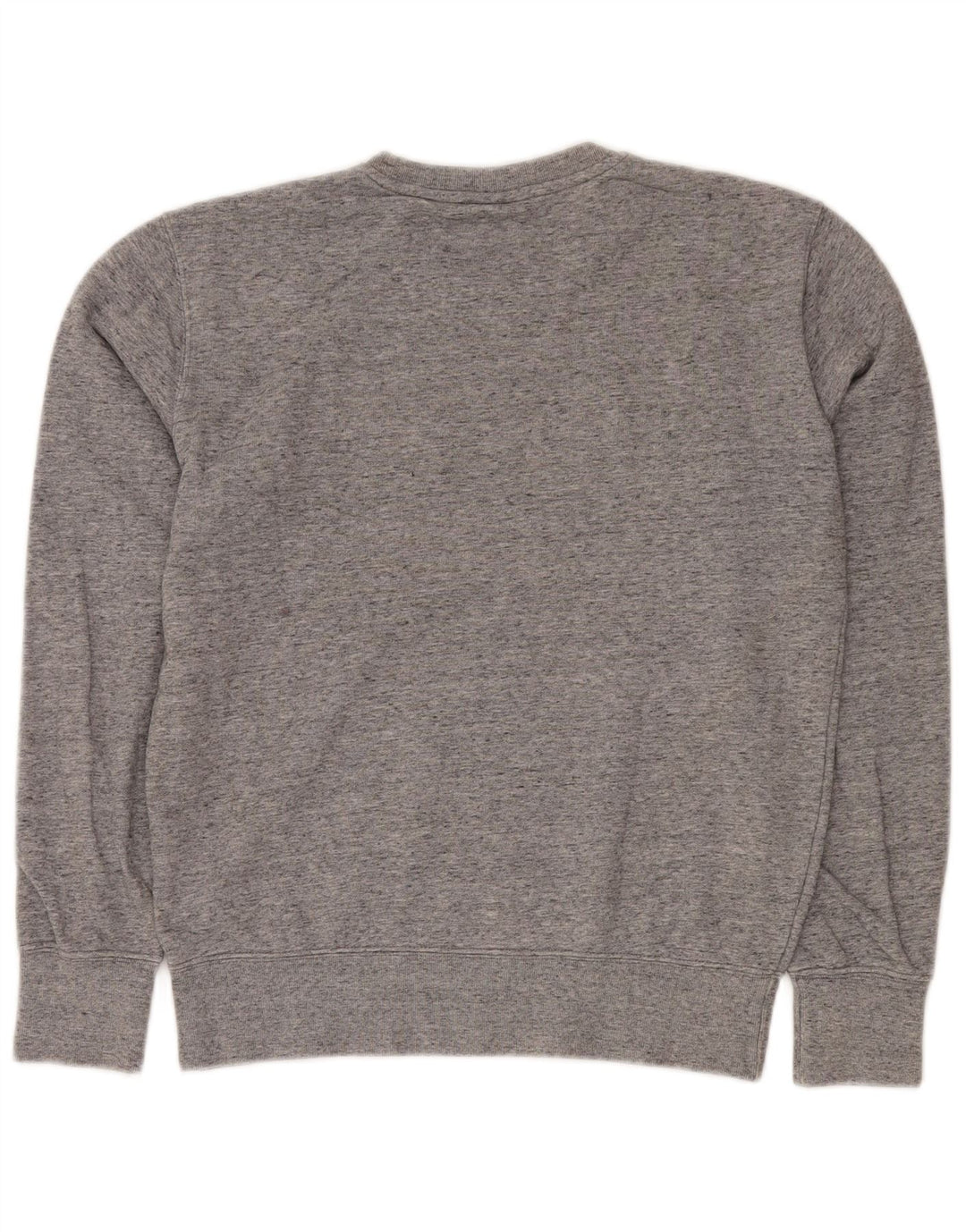 CHAMPION Mens Graphic Sweatshirt Jumper Small Grey Flecked Cotton