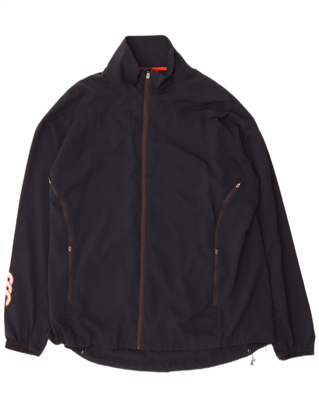 Canterbury Mens Tracksuit Top Jacket 3XL Black Polyester