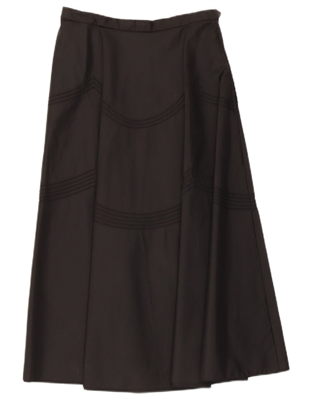 VINTAGE Womens High Waist A-Line Skirt W26 Small Black