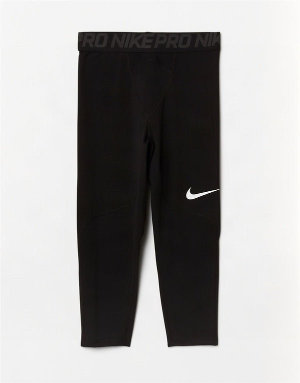 Nike Mens Dri Fit Graphic Capri Leggings Small Black Polyester