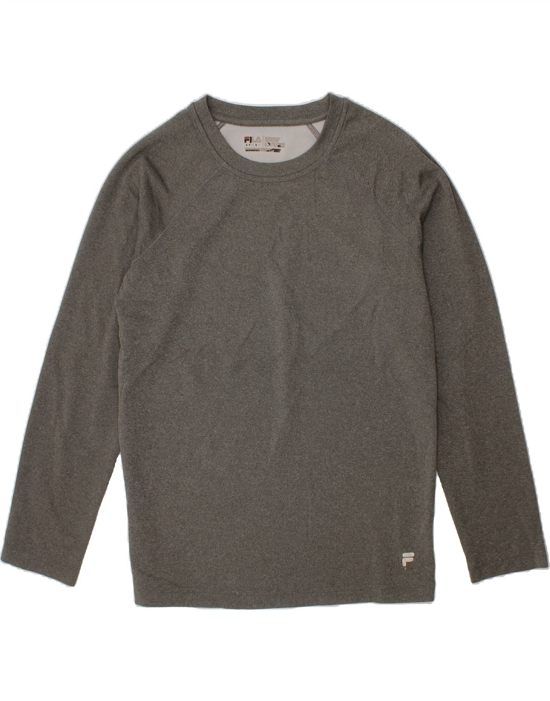 FILA Girls Top Long Sleeve 14-15 Years Large  Grey Vintage Fila and Second-Hand Fila from Messina Hembry 