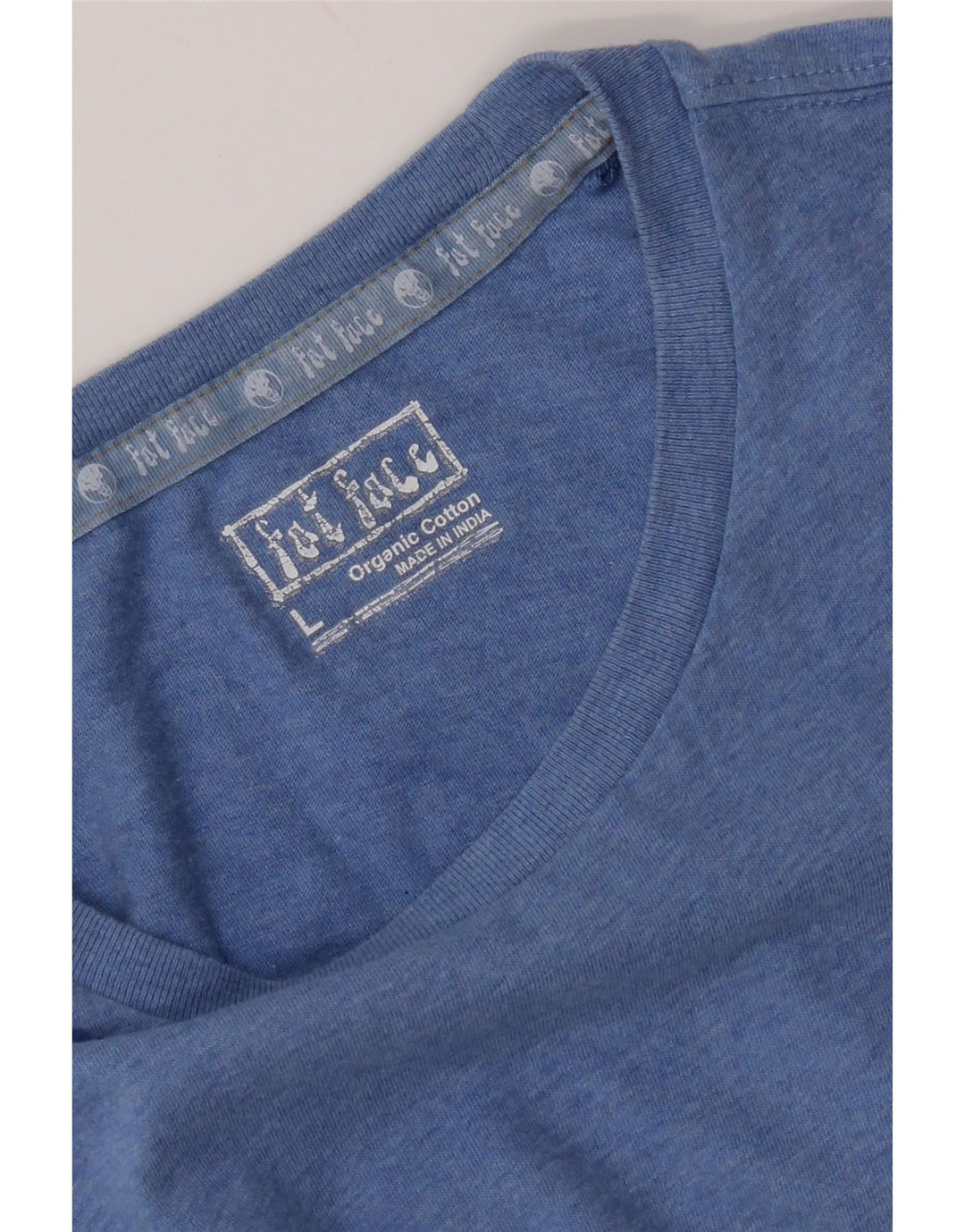 Fat Face Mens Graphic T-Shirt Top Large Blue Cotton