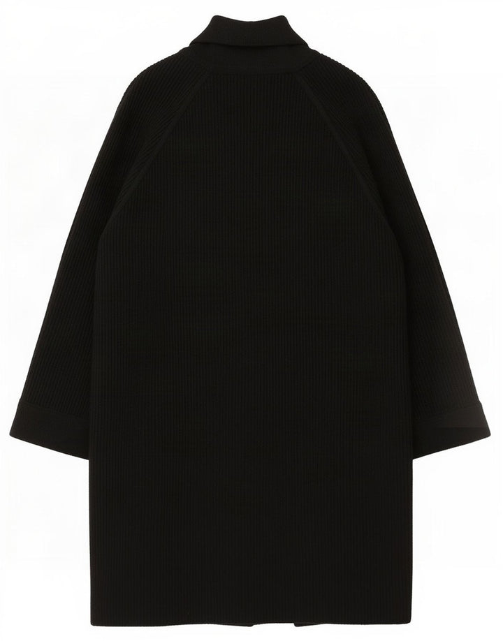 STIZZOLI Womens Double Breasted Coat UK 16 Large Black