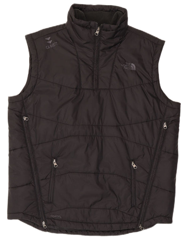 The North Face Mens Pullover Padded Gilet UK 40 Large Black Nylon