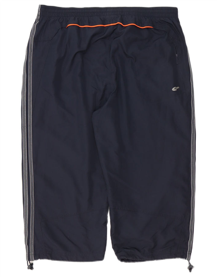 ADIDAS Mens Climacool Capri Tracksuit Trousers Large  Navy Blue Polyester