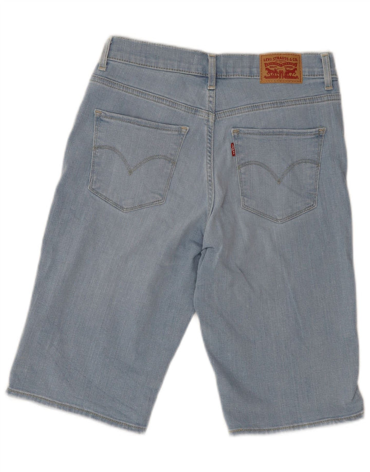 LEVI'S Womens Classic Bermuda Denim Shorts W26 Small Blue Cotton