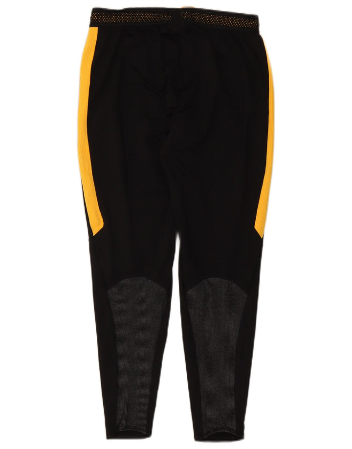 Nike Mens Dri Fit Tracksuit Trousers Small Black Colourblock Polyester