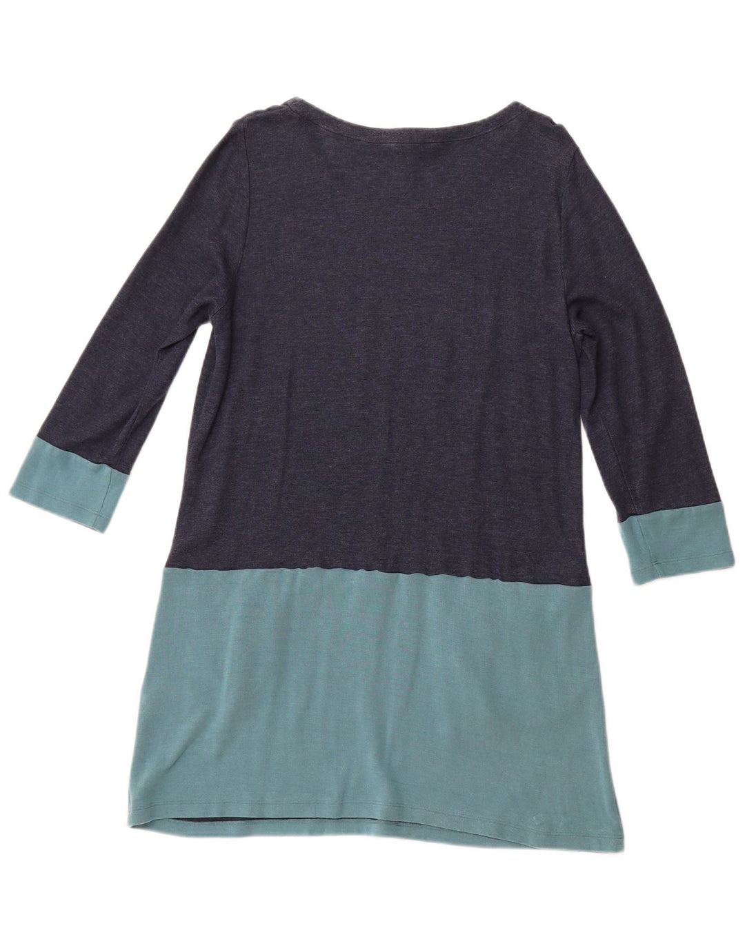 WHITE STUFF Womens A-Line Dress UK 16 Large  Navy Blue Colourblock