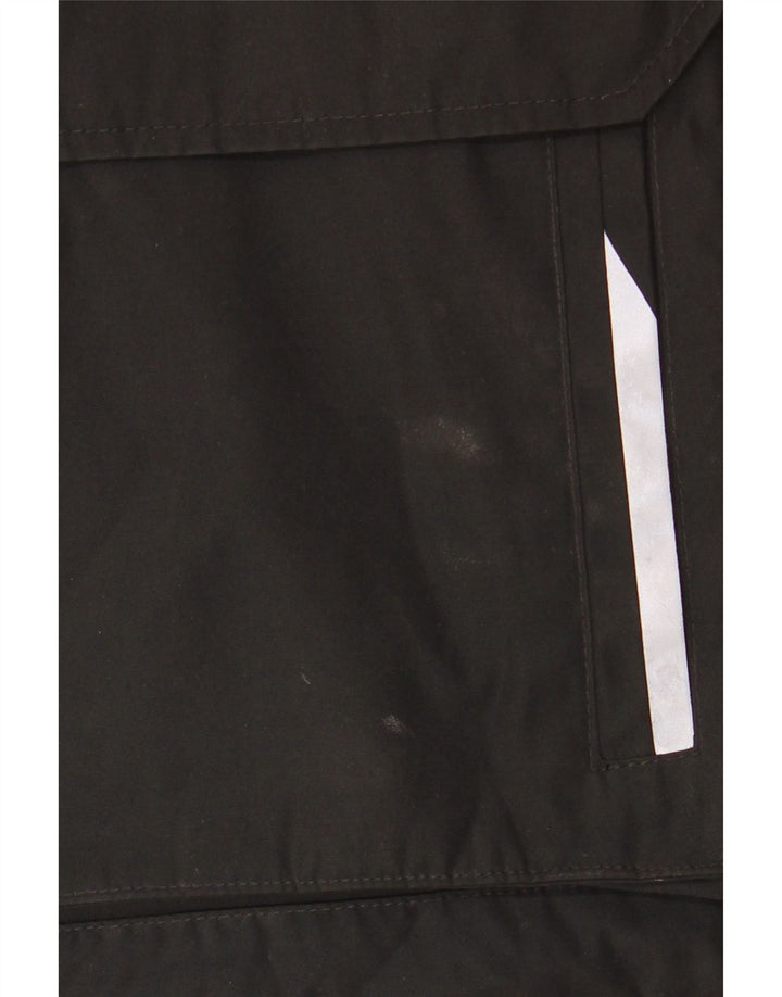 Marks & Spencer Mens Hooded Ski Jacket UK 40 Large Black Colourblock