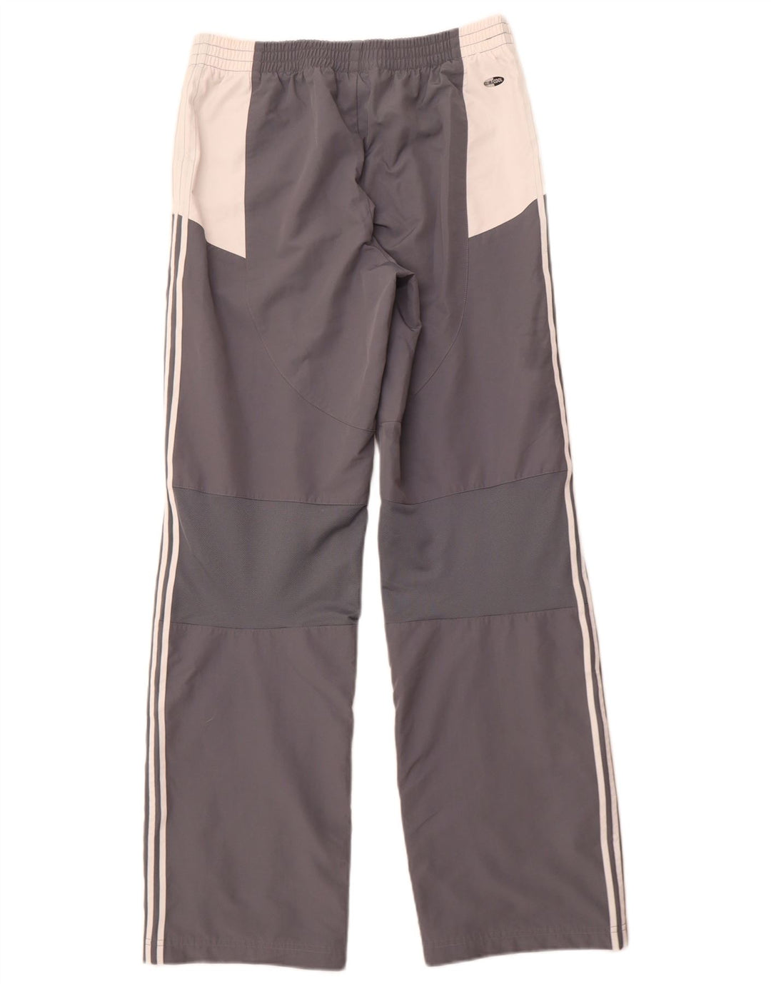 ADIDAS Boys Climacool Casual Trousers 15-16 Years W32 L32 Grey Colourblock