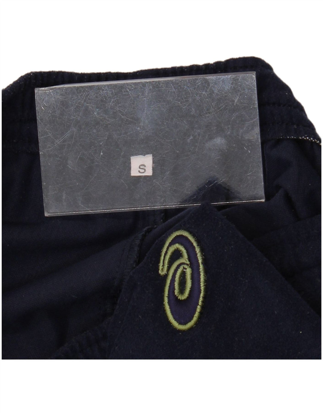 ASICS Mens Velour Tracksuit Trousers Small  Navy Blue