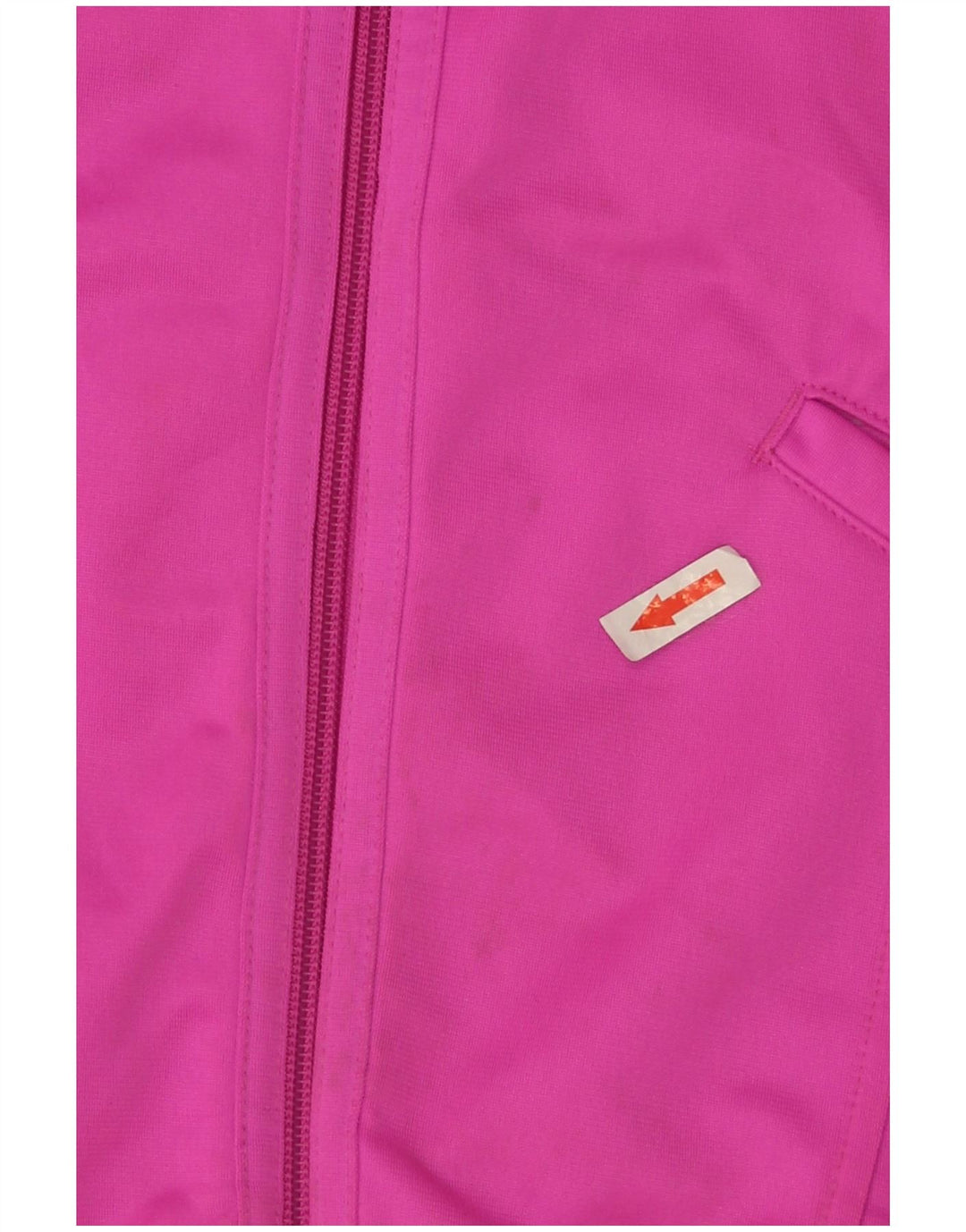Diadora Womens Tracksuit Top Jacket UK 14 Medium Pink Polyester