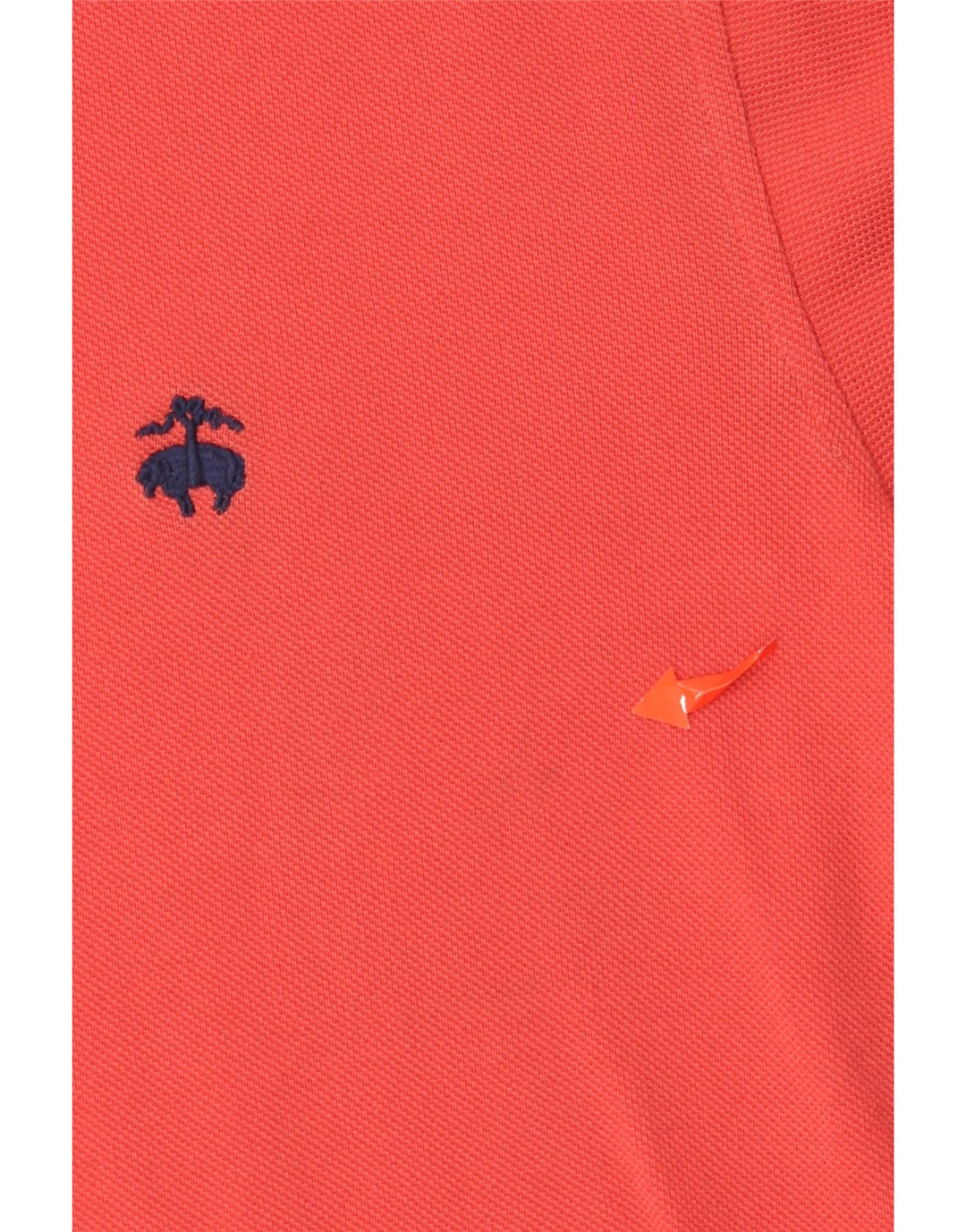 BROOKS BROTHERS Mens Slim Fit Polo Shirt Medium Red Cotton