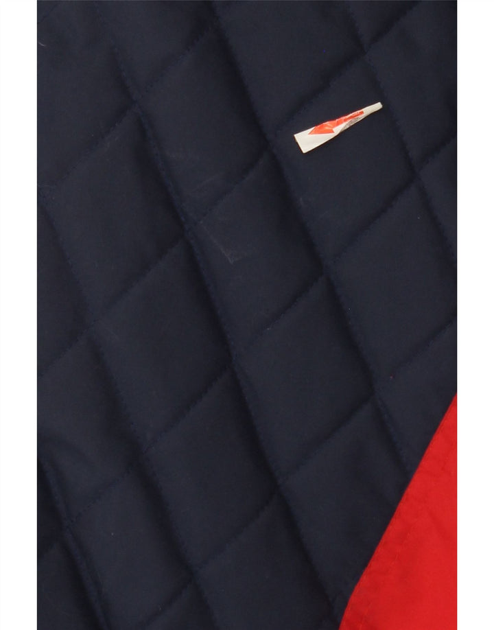 Campri Mens Ski Jacket UK 38 Medium Navy Blue Colourblock Nylon