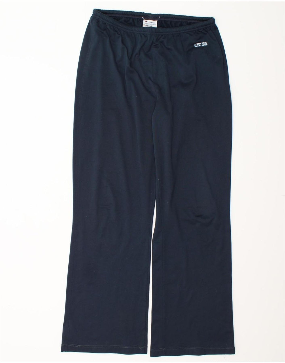 CHAMPION Womens Tracksuit Trousers UK 14 Large  Navy Blue Polyester Vintage Champion and Second-Hand Champion from Messina Hembry 