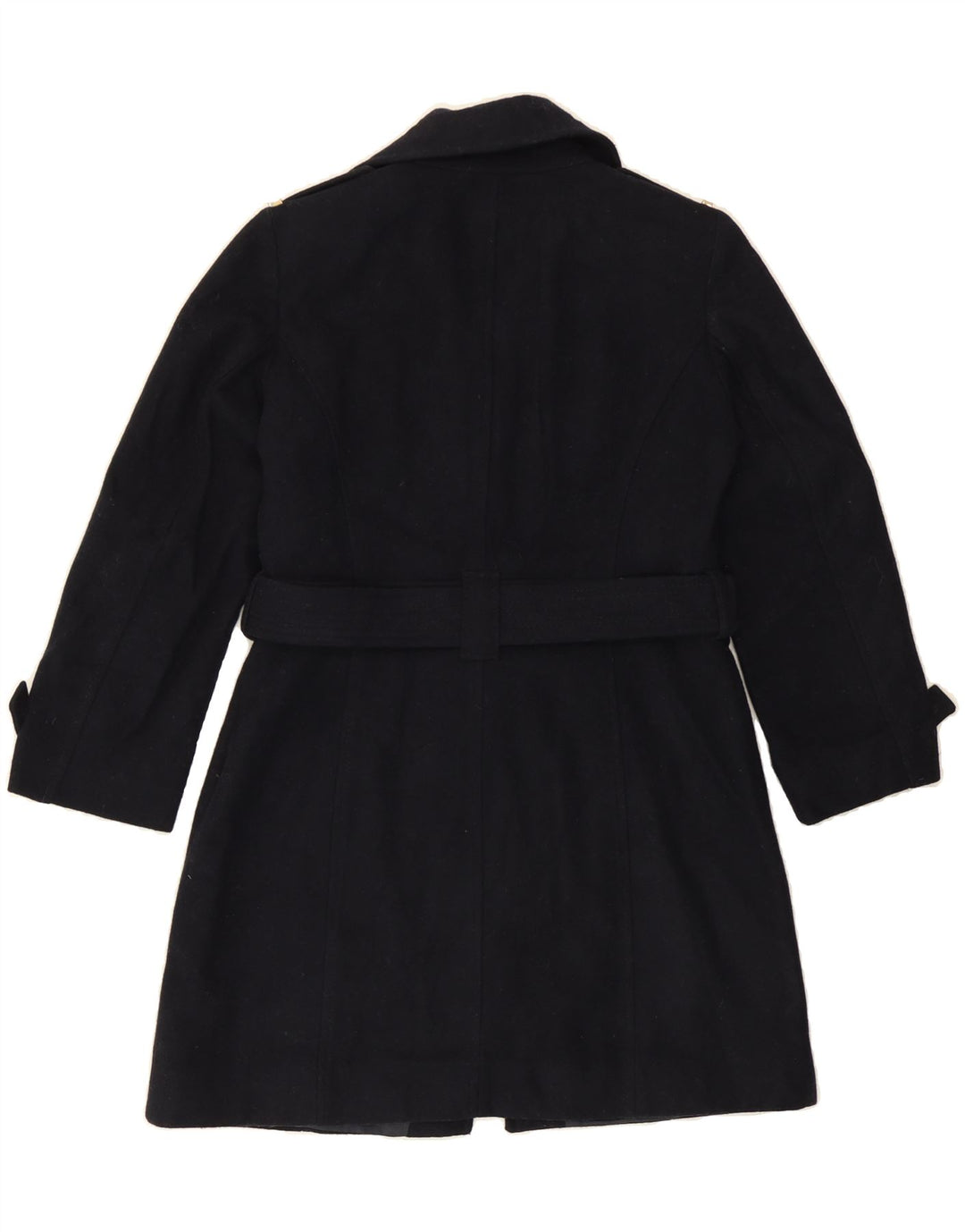 MICHAEL KORS Womens Military Overcoat US 4 Small Navy Blue Vintage Michael Kors and Second-Hand Michael Kors from Messina Hembry 
