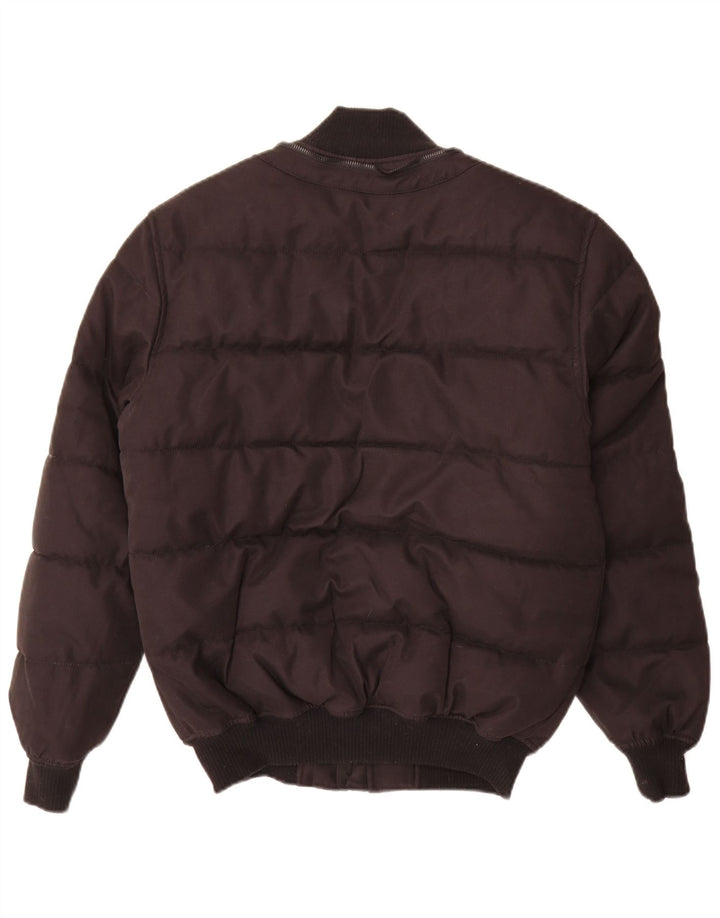 Zara Mens Padded Jacket UK 36 Small Black Polyester