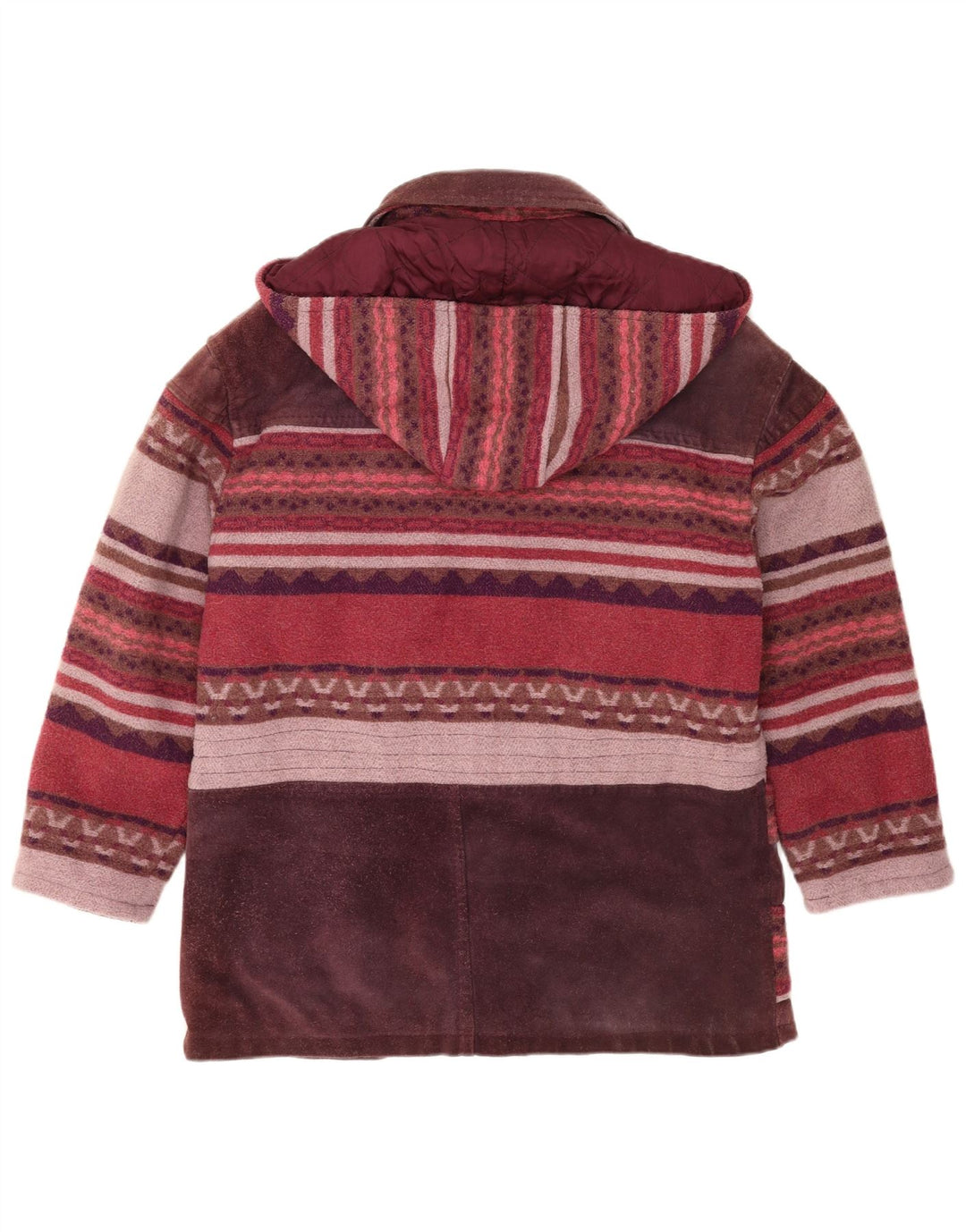 Henri Rossi Womens Windbreaker Jacket EU 42 Large Multicoloured Leather