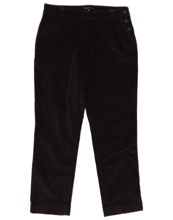 Crew Clothing Womens Corduroy Trousers UK 12 Medium W30 L28 Navy Blue