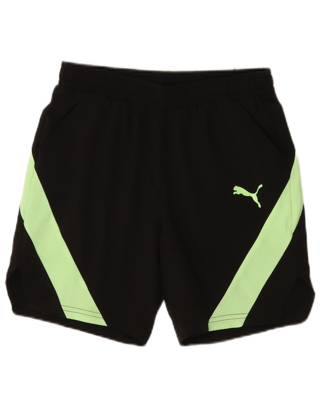 PUMA Boys 2 Piece Set 13-14 Years Green Colourblock Polyester