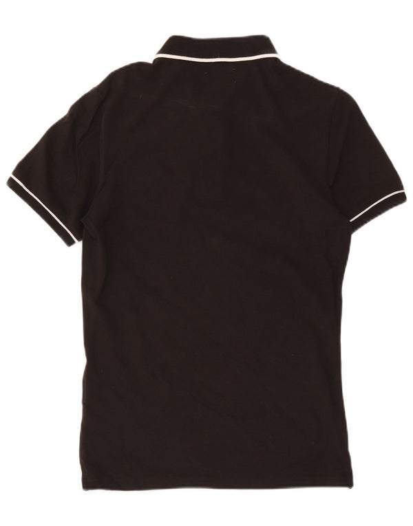 Calvin Klein Jeans Mens Polo Shirt Small Black Cotton