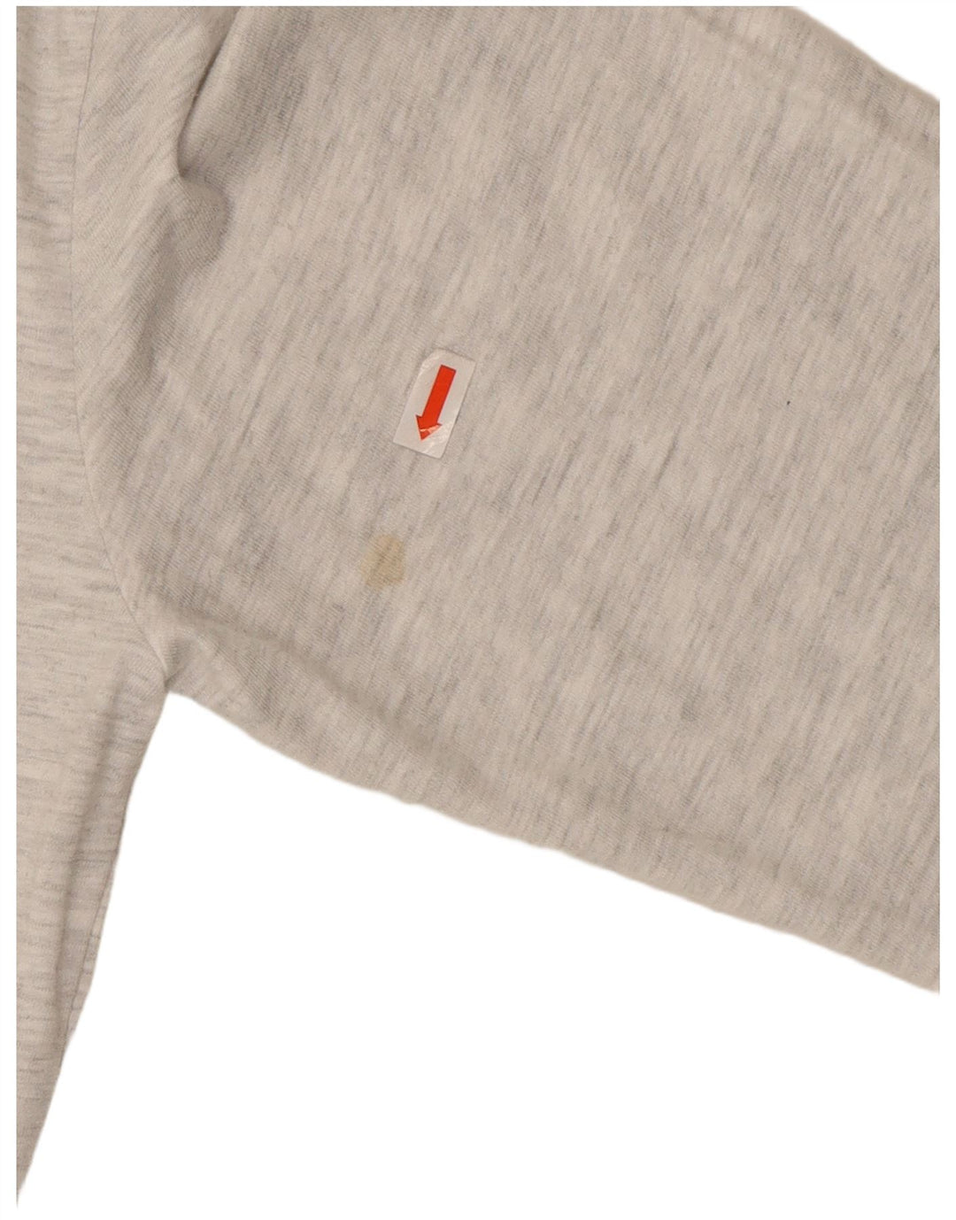 Superdry Mens Graphic Top Long Sleeve Large Grey Flecked Cotton