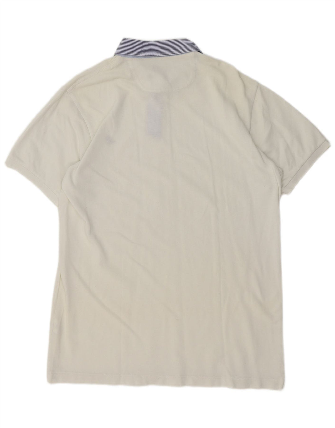 BROOKSFIELD Mens Polo Shirt IT 52 Large White Cotton