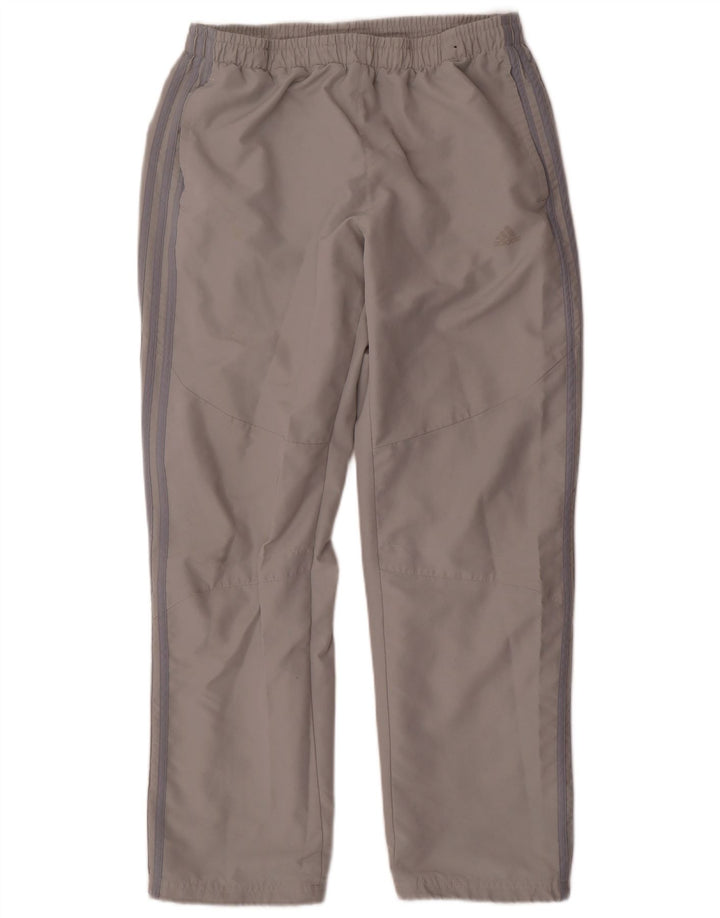 Adidas Mens Tracksuit Trousers UK 42/44 Large  Grey Polyester