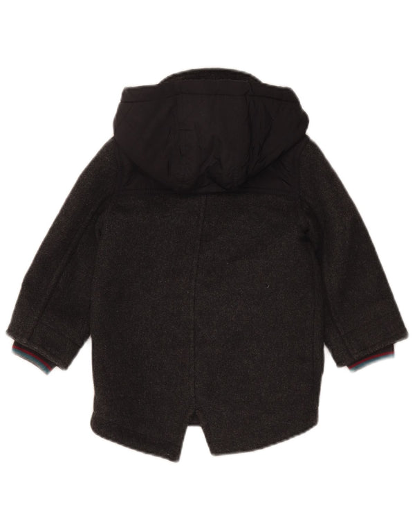 Ted Baker Boys Hooded Parka Jacket 2-3 Years Grey Polyester