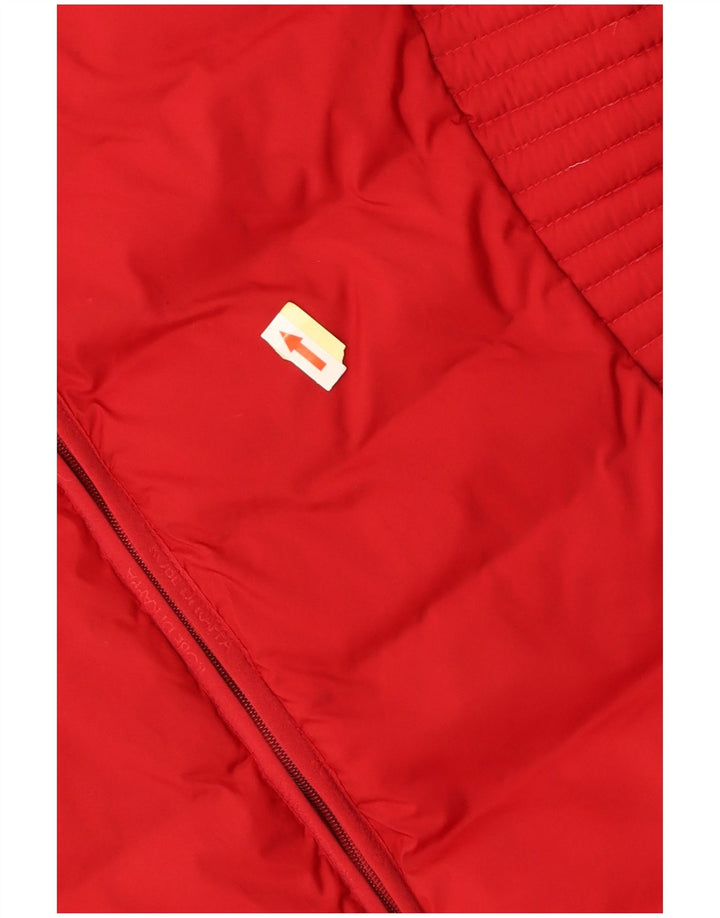 KAPPA Womens Padded Jacket UK 18 XL Red Polyester